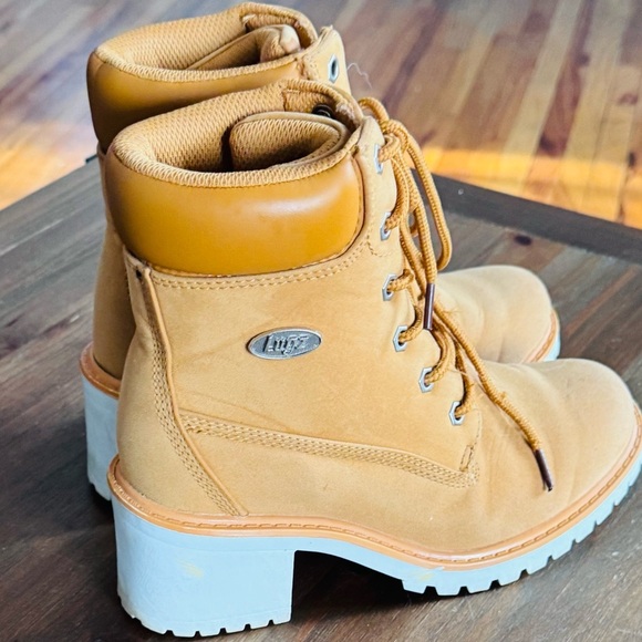 LUGS Clove Women’s Heeled Combat Boots - Picture 10 of 10